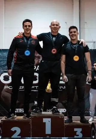 Podio de campeonato regional